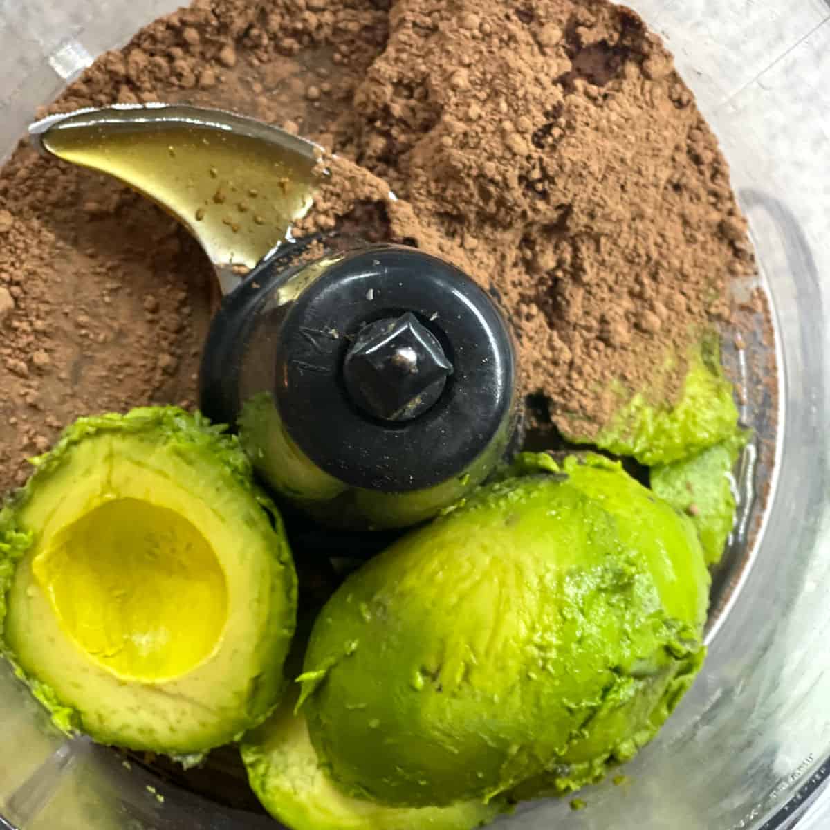 avocado pudding step one