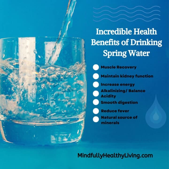 Health Benefits of Drinking Spring Water