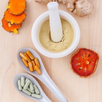 A variety of natural supplement types to help healing after surgery.