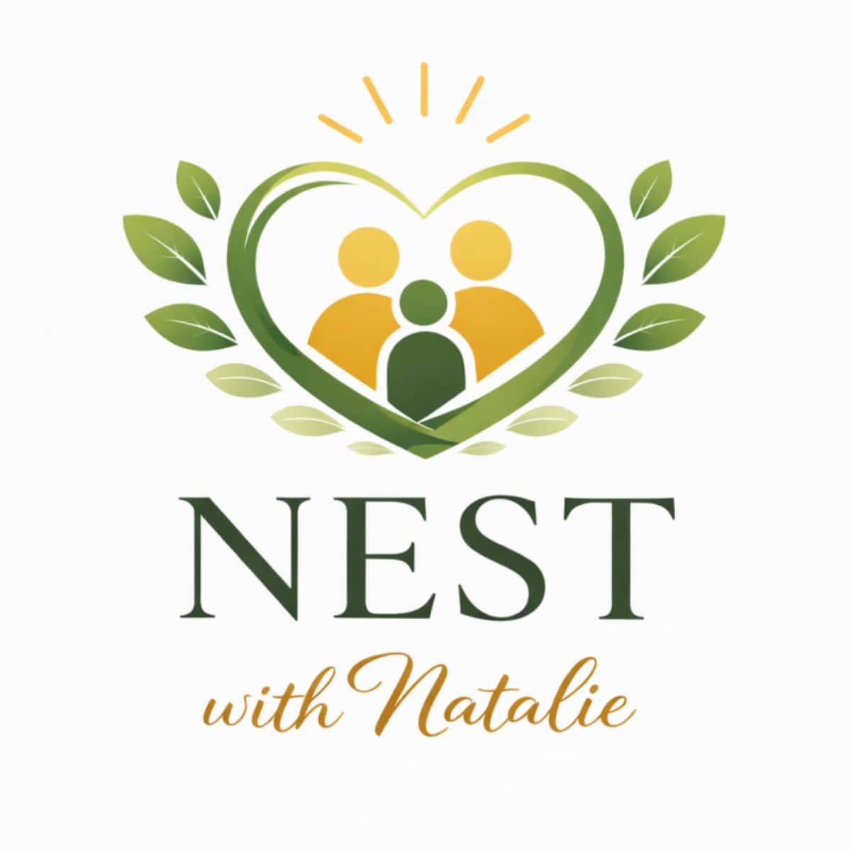 A logo for NEST with Natalie.